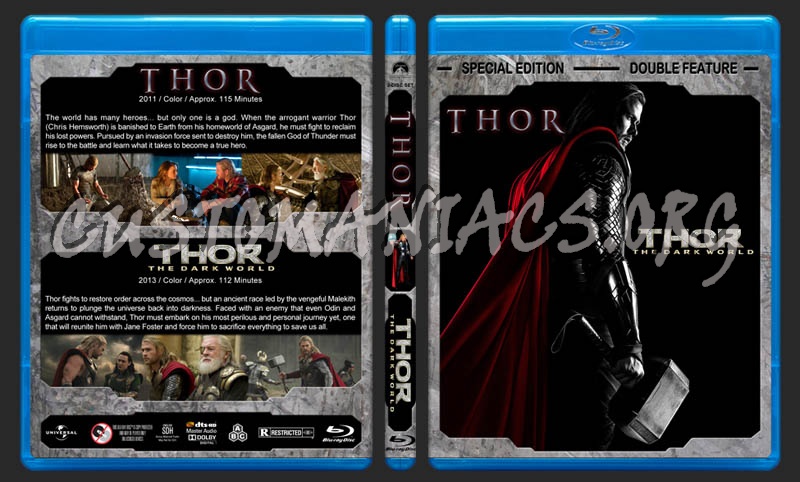 Thor Double Feature blu-ray cover