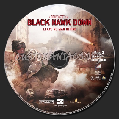 Black Hawk Down blu-ray label