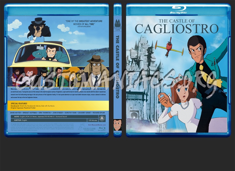 The Castle of Cagliosto blu-ray cover