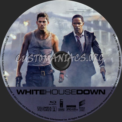 White House Down blu-ray label
