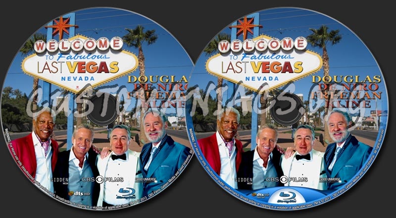Last Vegas (2013) blu-ray label