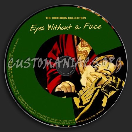 260 - Eyes Without A Face dvd label