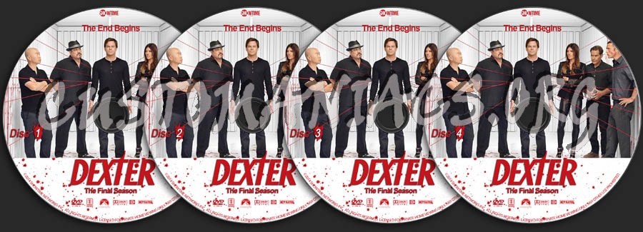 Dexter - Season 8 dvd label