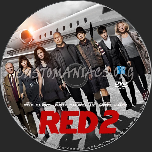 Red 2 dvd label