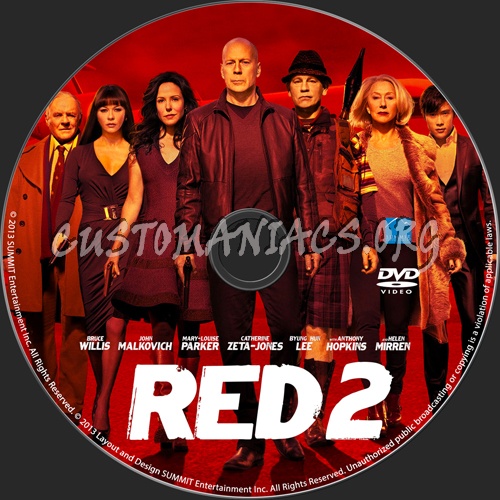 Red 2 dvd label