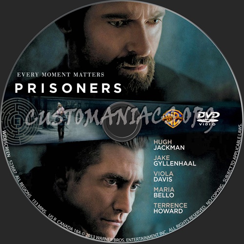 Prisoners dvd label