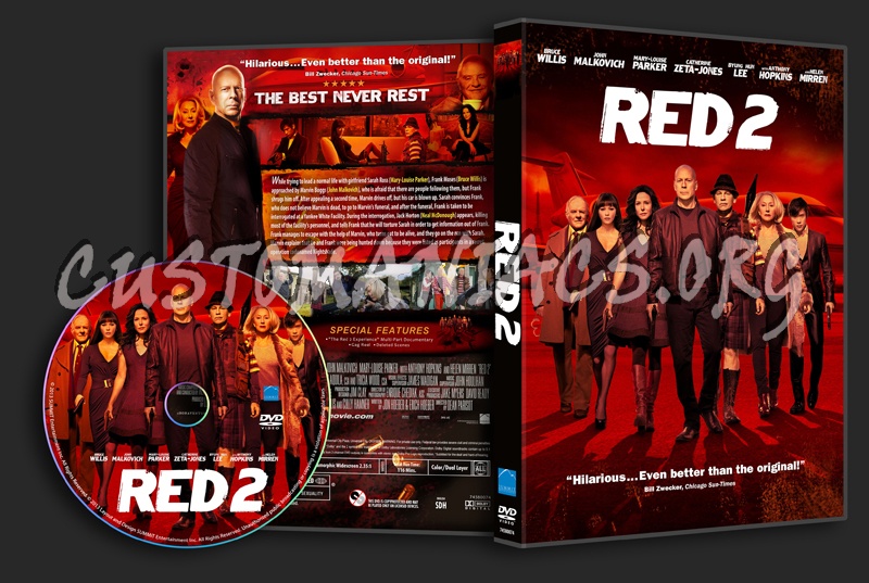 Red 2 dvd cover