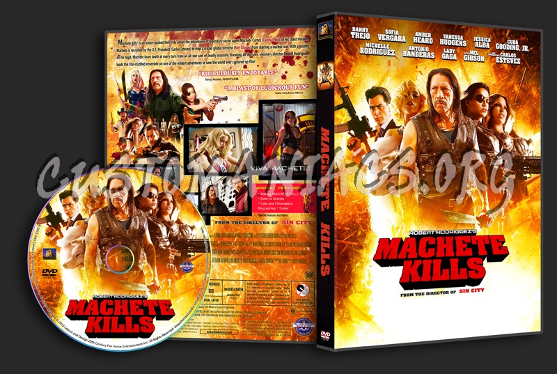 Machete Kills dvd cover