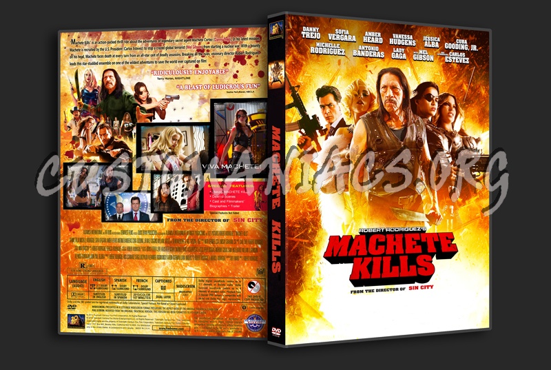 Machete Kills dvd cover