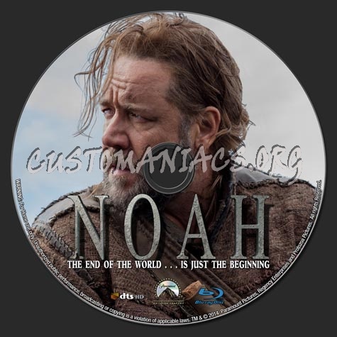Noah (2014) blu-ray label