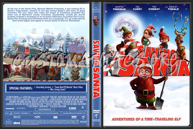 Saving Santa dvd cover - DVD Covers & Labels by Customaniacs