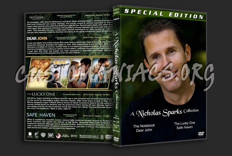 A Nicholas Sparks Collection dvd cover