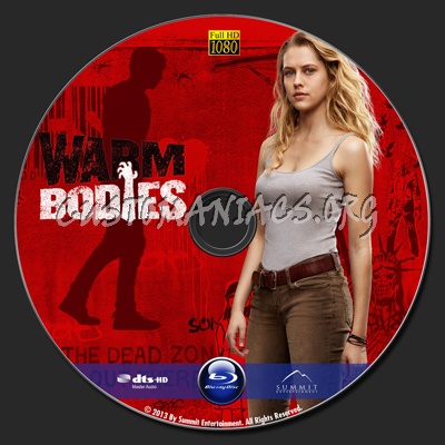 Warm Bodies blu-ray label