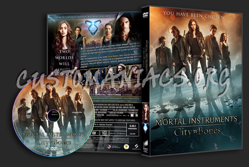 The Mortal Instruments City of Bones dvd cover