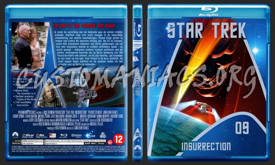 Star Trek - The movie selection 7-13 blu-ray cover