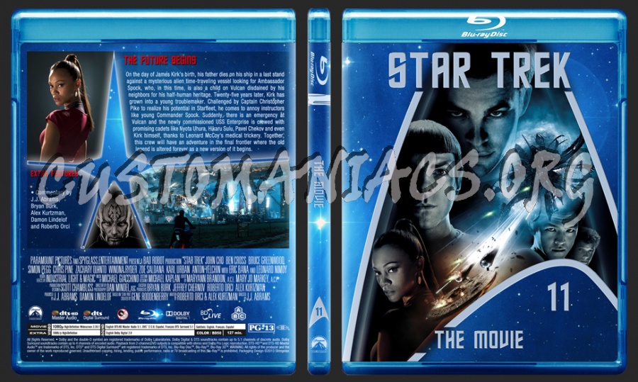 Star Trek - The movie selection 7-13 blu-ray cover