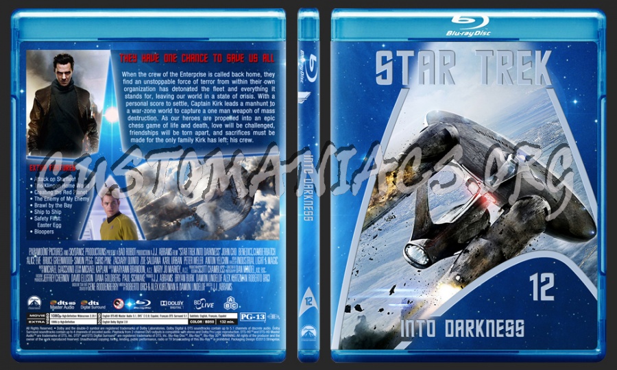 Star Trek - The movie selection 7-13 blu-ray cover