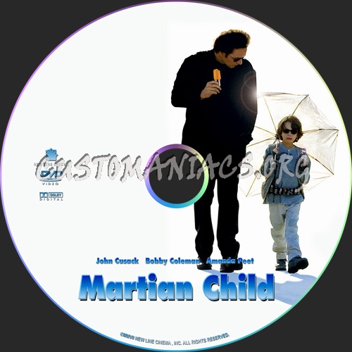 Martian Child dvd label