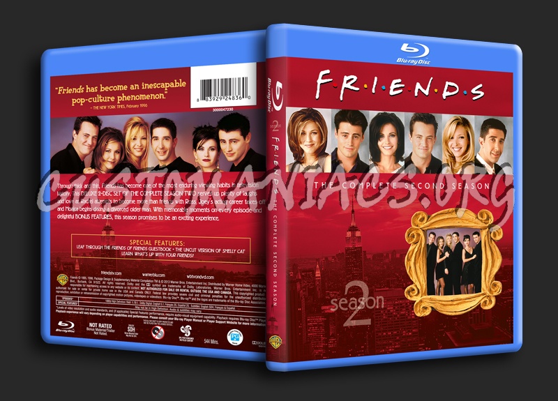 Friends Season 2 blu-ray cover