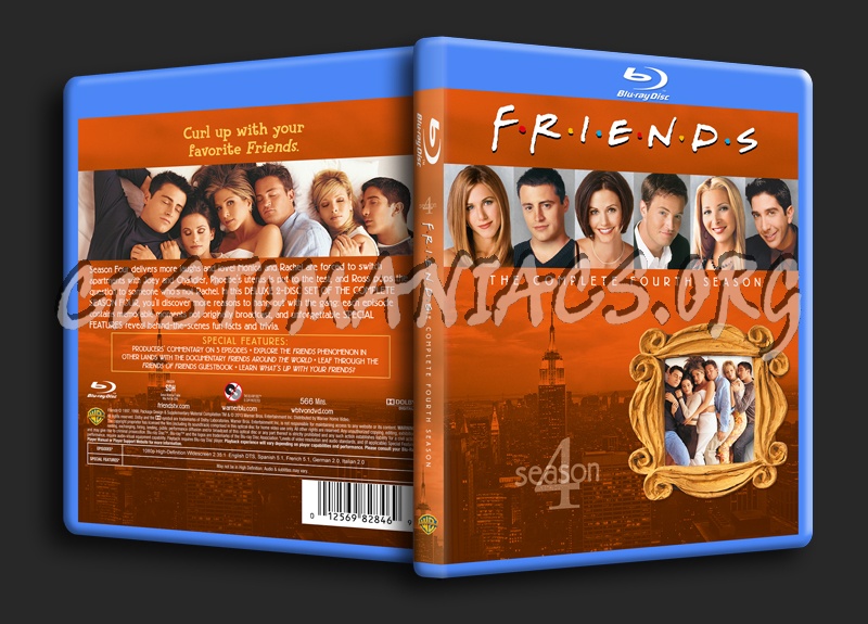 Friends Season 4 blu-ray cover