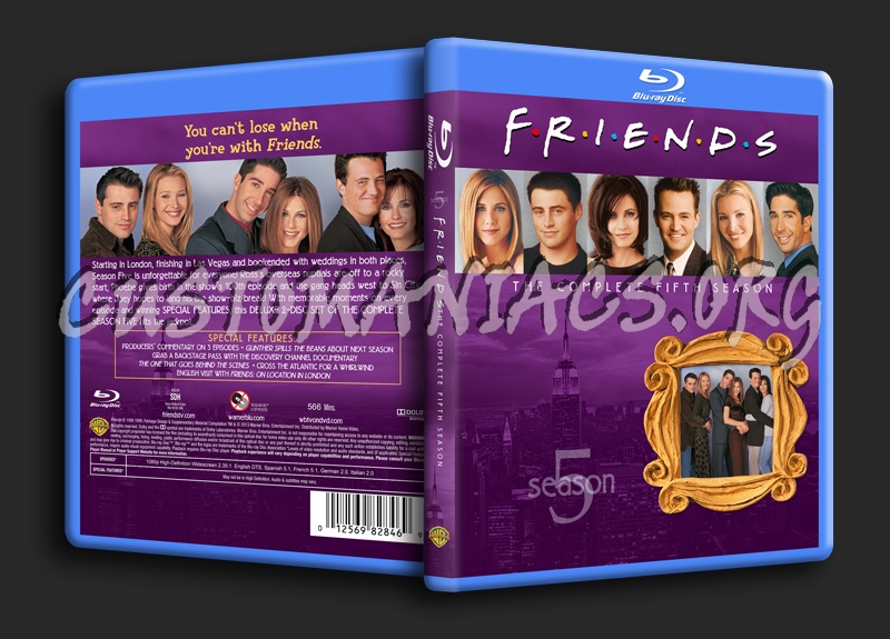 Friends Season 5 blu-ray cover