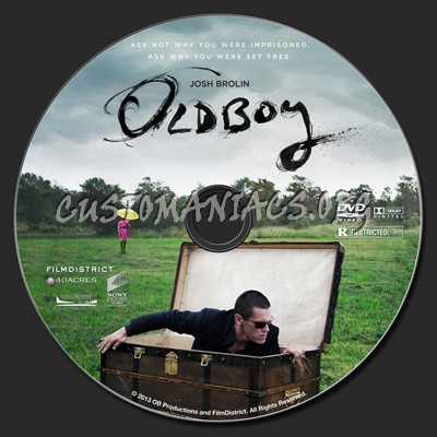 Oldboy (2013) dvd label