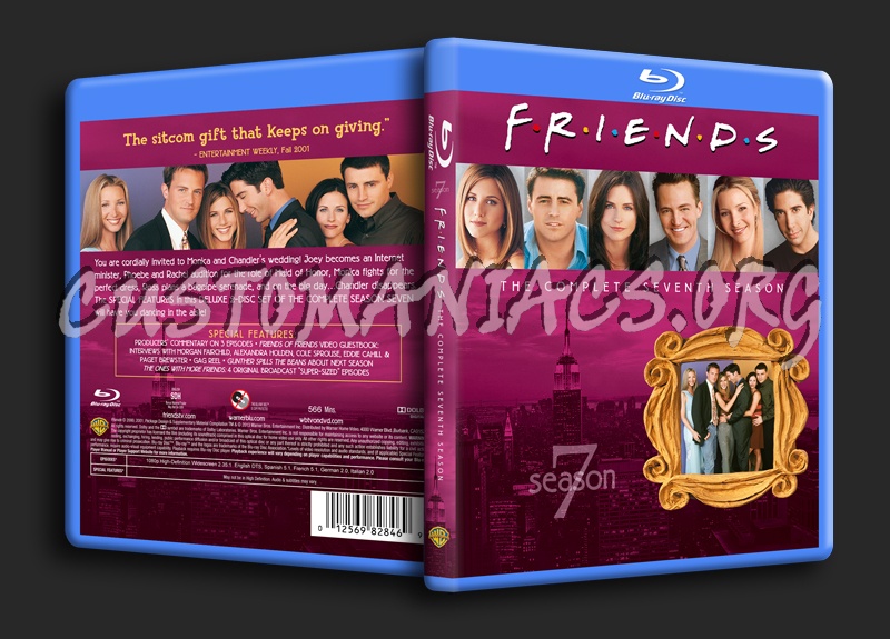 Friends Season 7 blu-ray cover