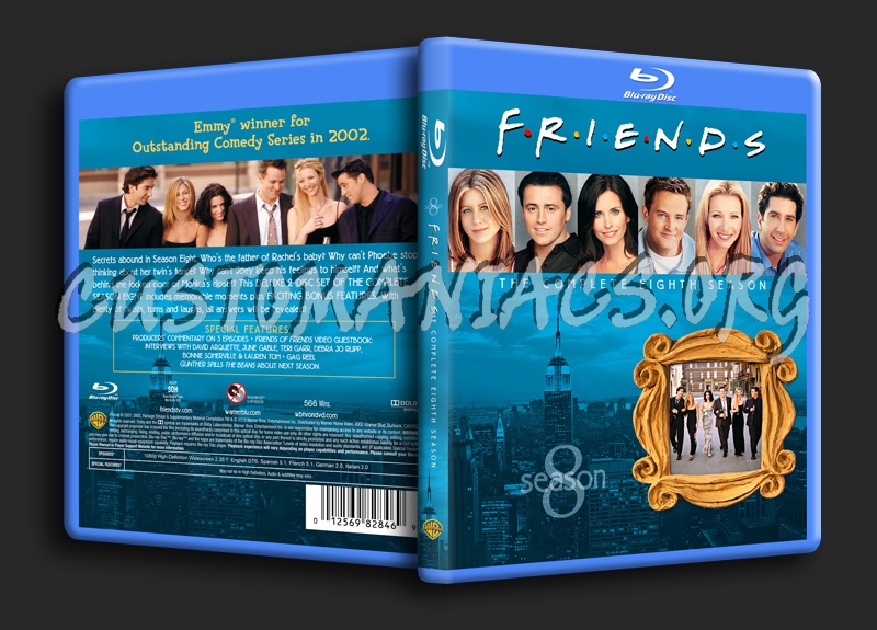 Friends Season 8 blu-ray cover