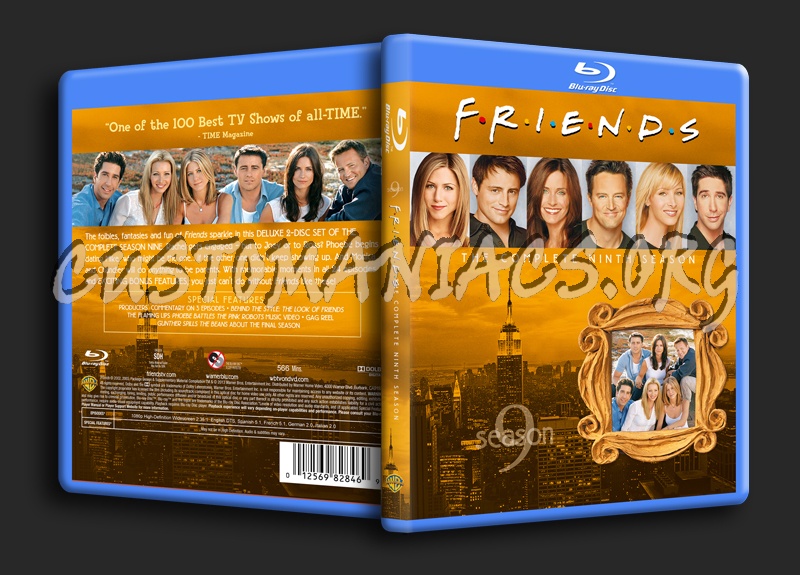 Friends Season 9 blu-ray cover