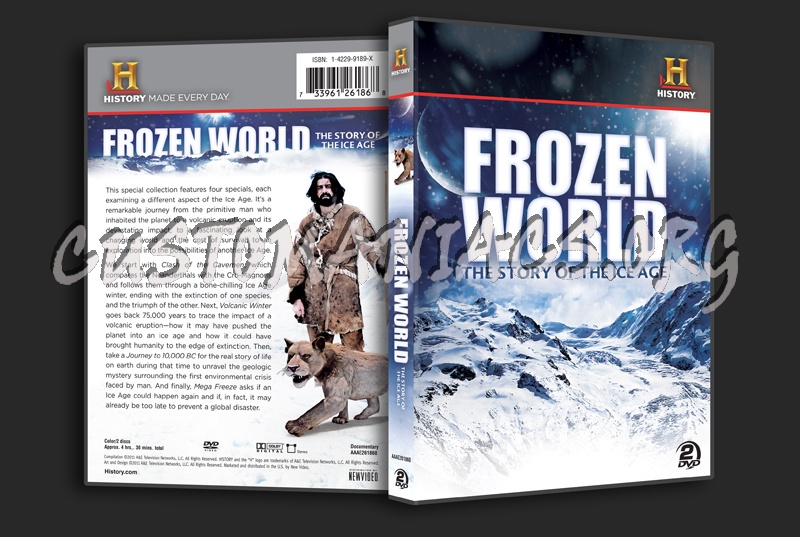 Frozen World The Story of The Ice Age dvd cover