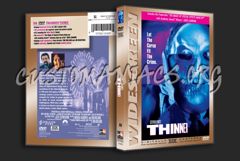 Thinner dvd cover