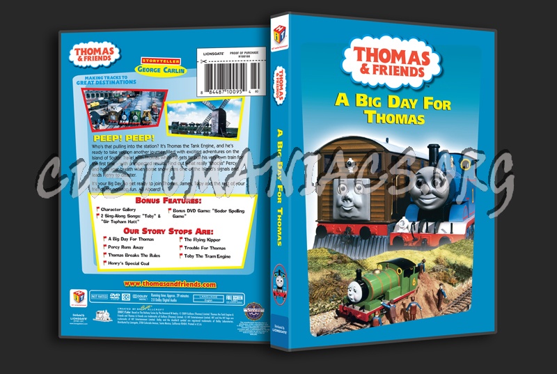 Thomas & Friends: A Big Day for Thomas dvd cover