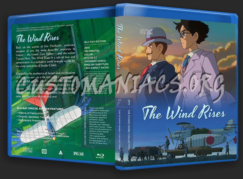 The Wind Rises blu-ray cover