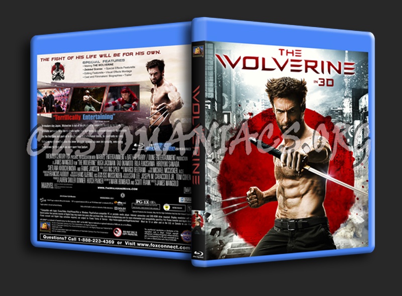 The Wolverine 3d blu-ray cover