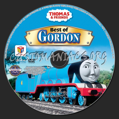 Thomas & Friends: Best of Gordon dvd label