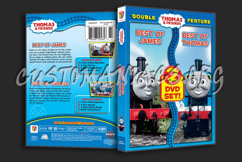 Thomas & Friends: Best of James / Best of Thomas dvd cover