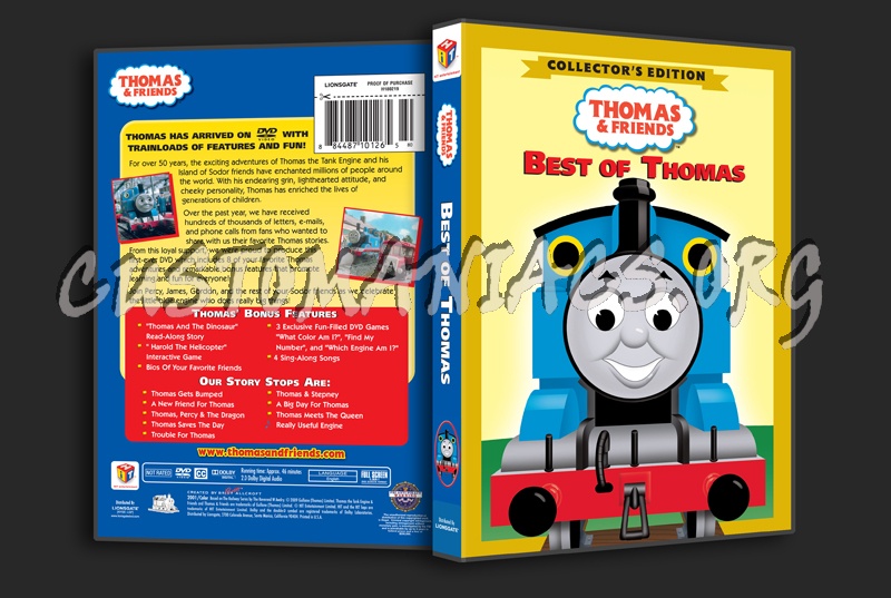 Thomas & Friends: Best of Thomas dvd cover