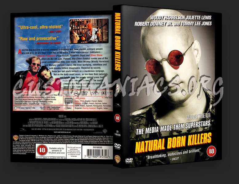 Natural Born Killers dvd cover