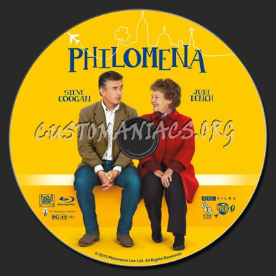 Philomena blu-ray label
