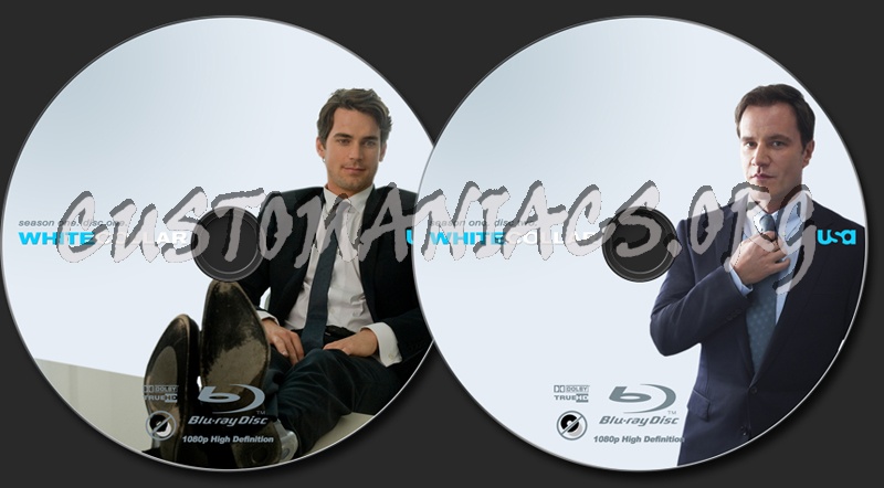 White Collar S1 blu-ray label