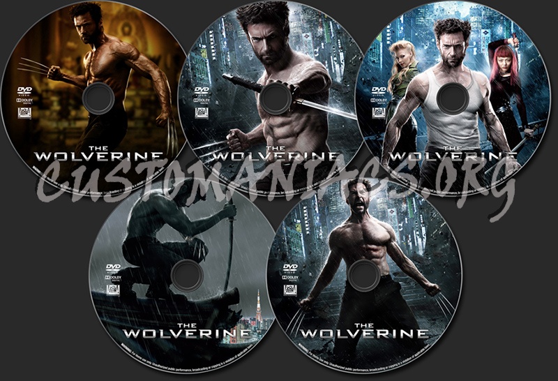 The Wolverine (2013) dvd label