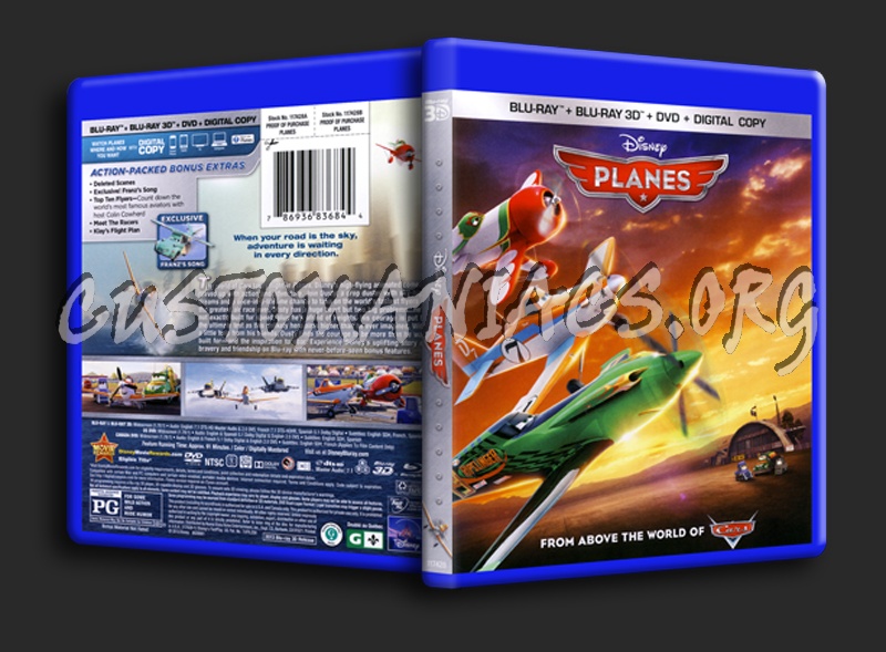 Planes blu-ray cover