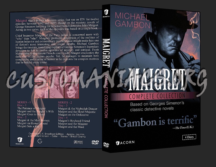 Maigret - Complete Collection dvd cover