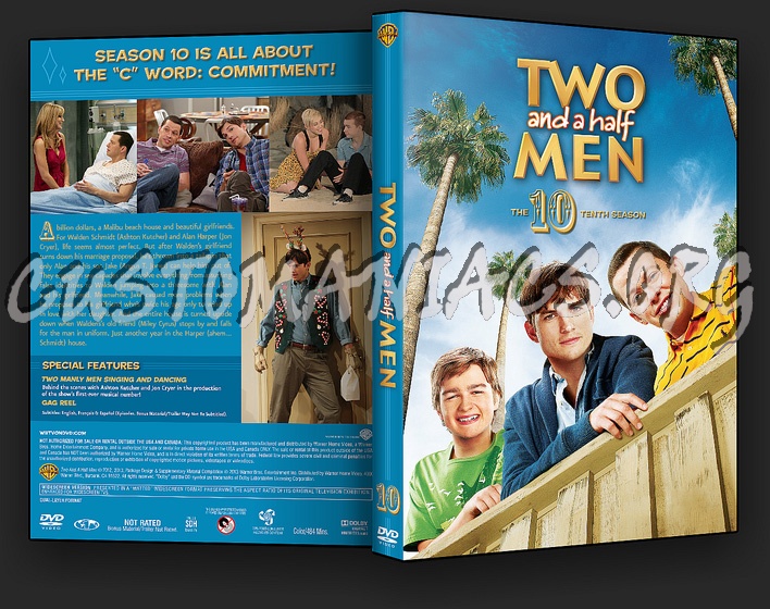 Two and a Half Men - Season 10 dvd cover