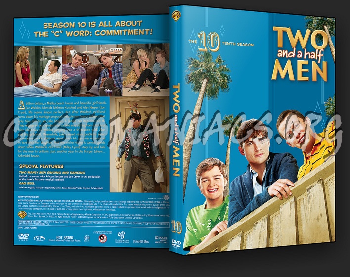 Two and a Half Men - Season 10 dvd cover