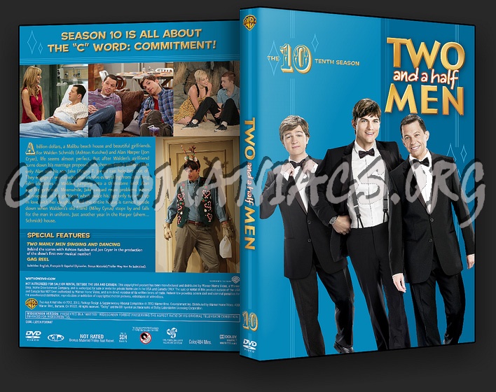 Two and a Half Men - Season 10 dvd cover