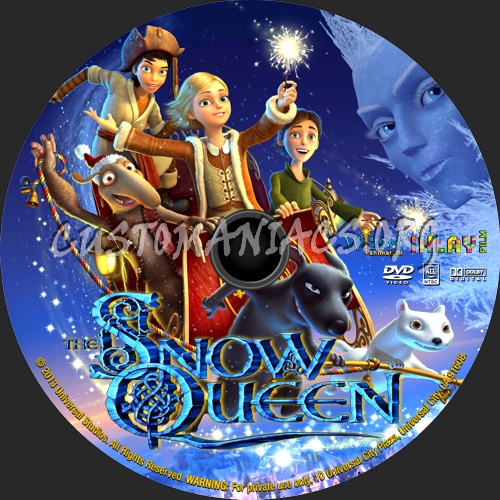 Snow Queen (2012) dvd label