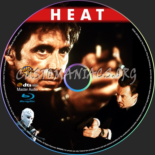 Heat blu-ray label