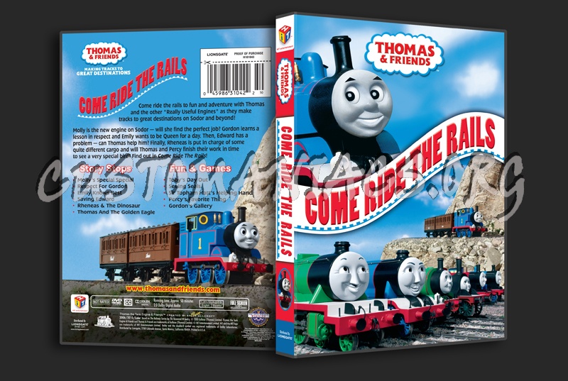 Thomas & Friends: Come Ride the Rails dvd cover