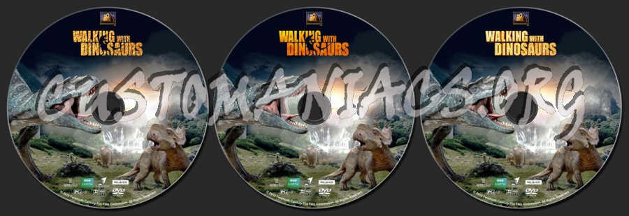 Walking With Dinosaurs (2013) dvd label